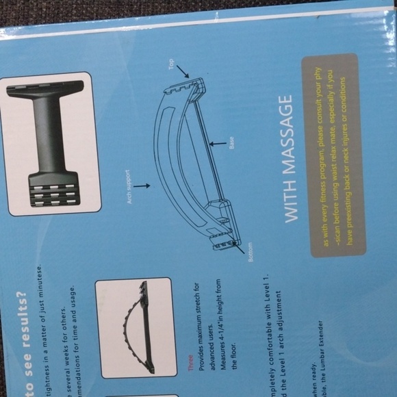 New Back Relax Mate Multi-Level Back Stretcher Massager - Picture 5 of 6